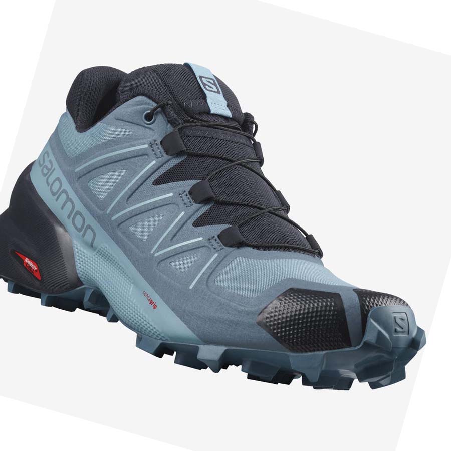 Salomon SPEEDCROSS 5 Kadın Patika Koşu Ayakkabısı Mavi | TR 2742AHK